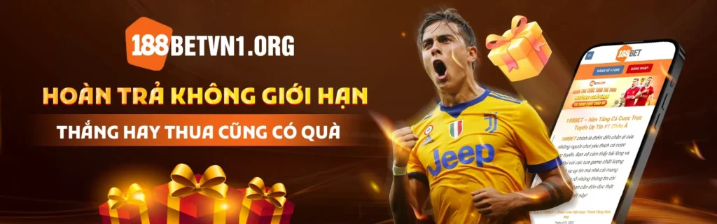 188BET hoàn trả không giới hạn