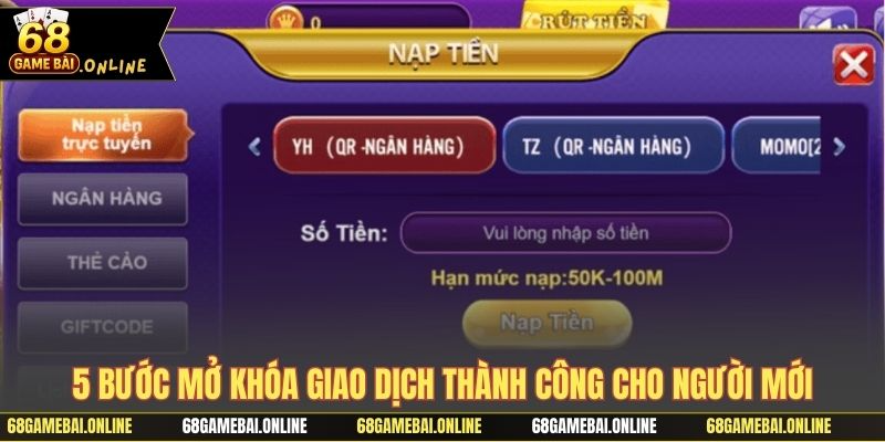 5 bước mở khóa giao dịch thành công cho người mới