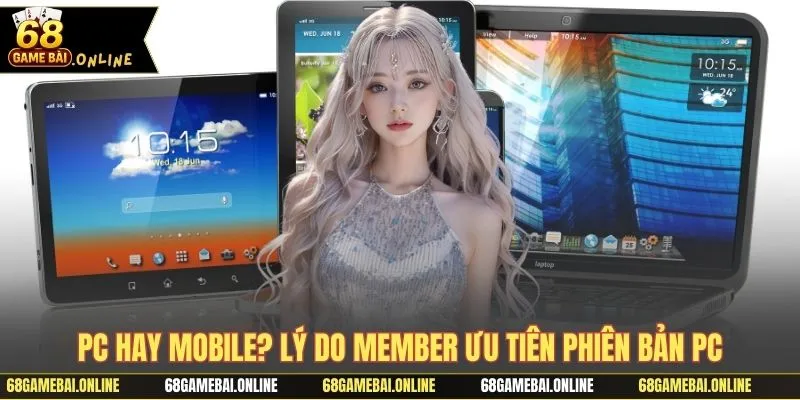 PC hay mobile Lý do member ưu tiên phiên bản PC
